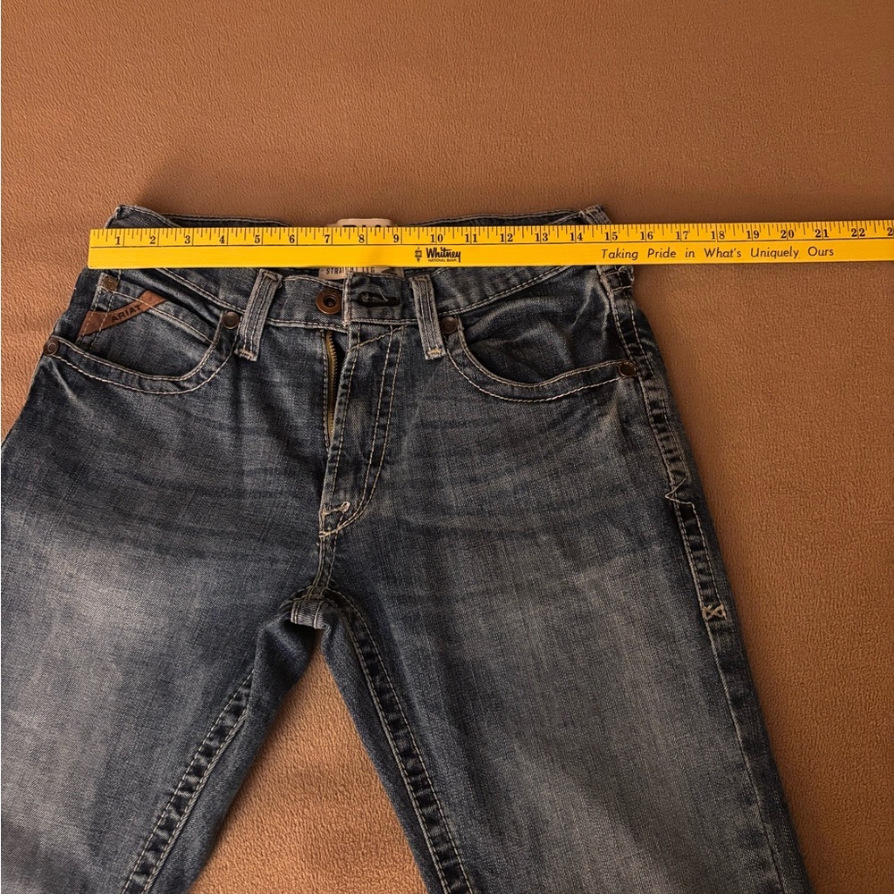 Ariat M5 Men's Classic Blue Straight Fit Straight Leg Work Jeans size 29/30 - Picture 13 of 15